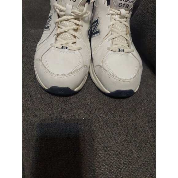 Size 13 - New Balance 619v1 White Navy Sneakers Shoes Walking 4E - Picture 3 of 8